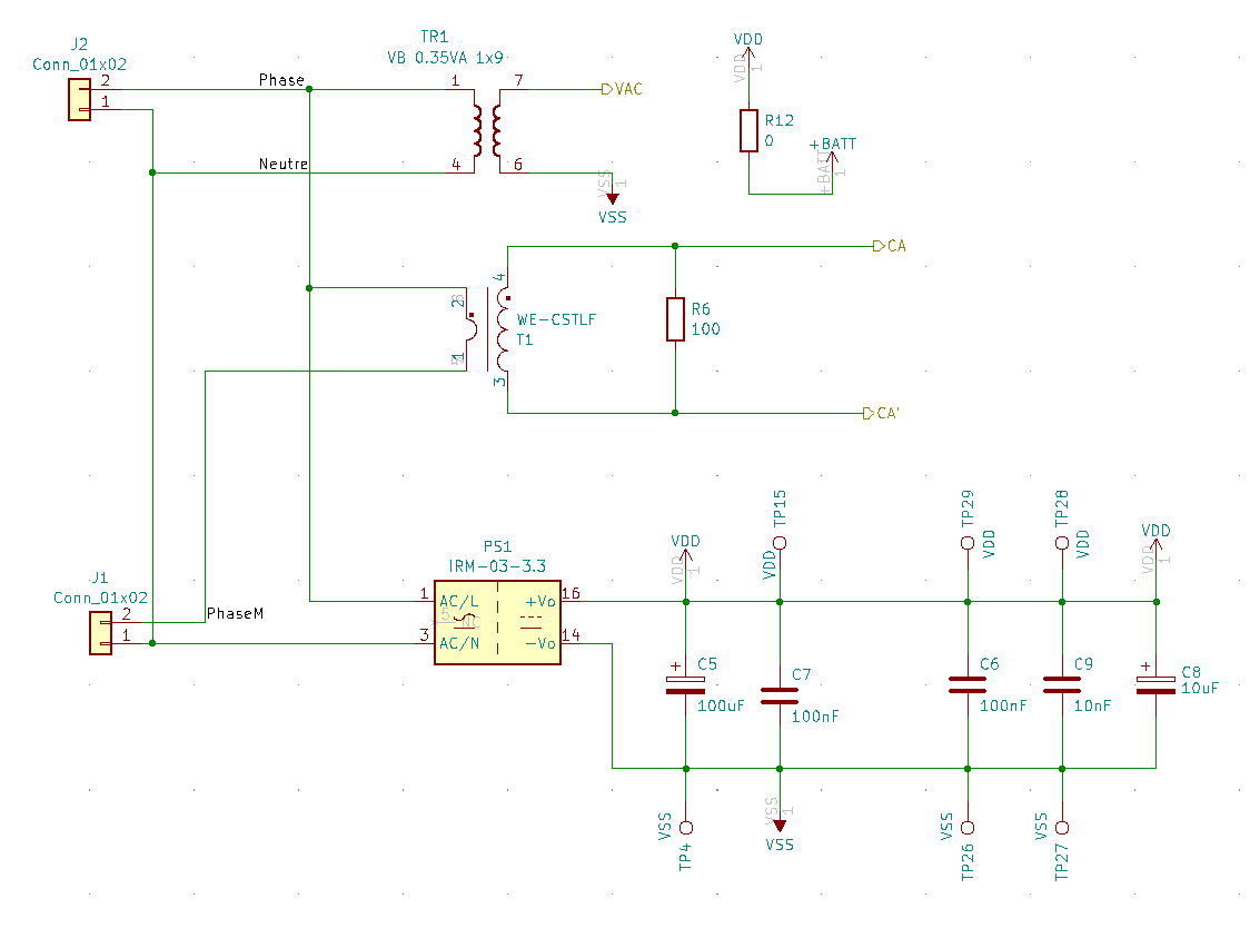 Alimentation bloc